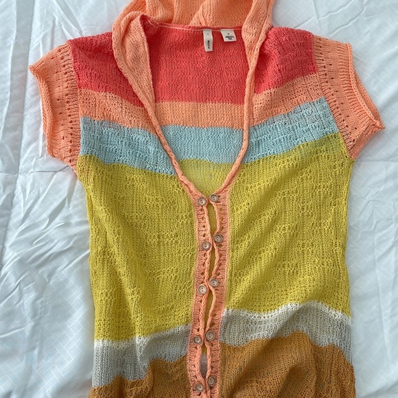 Anthropologie Moth Knit Top Hoodie - Picture 3 of 7
